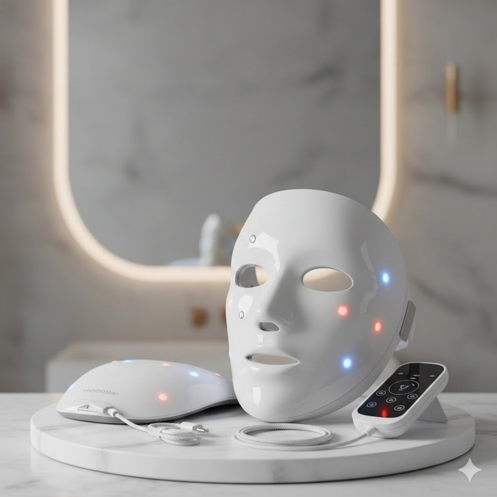 LuminaLED 7-Color Redlight Therapy Face Mask